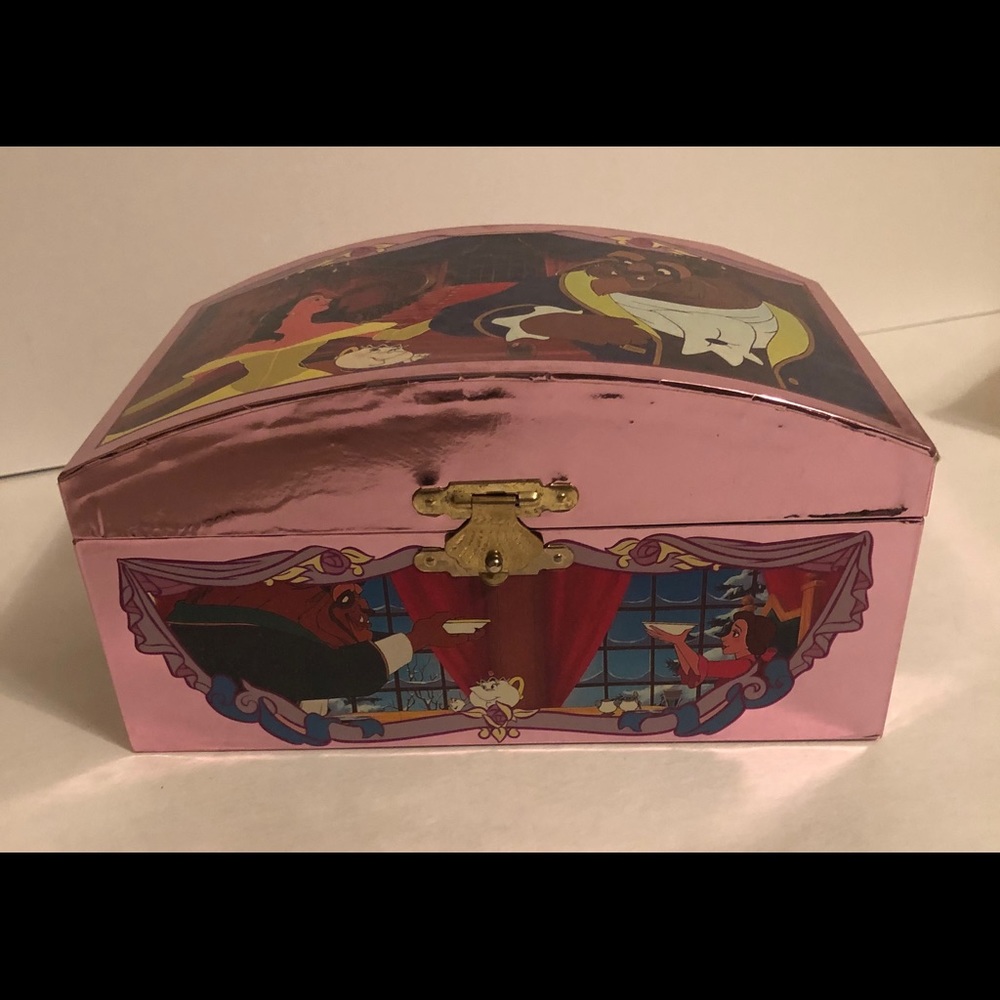 1991 Disney Beauty + the Beast Music Box NWT - Picture 9 of 16